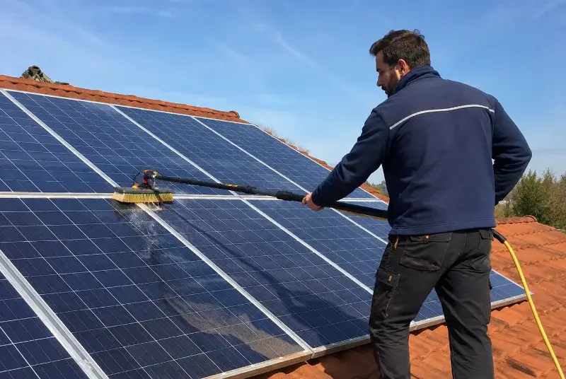 Nettoyage et entretien de panneaux solaires à Saint-Geniès-de-Comolas